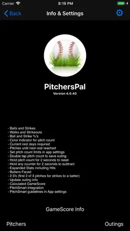 Game screenshot PitchersPal apk