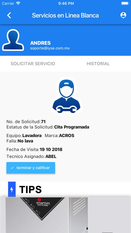 Servicios en Linea Blanca screenshot-9