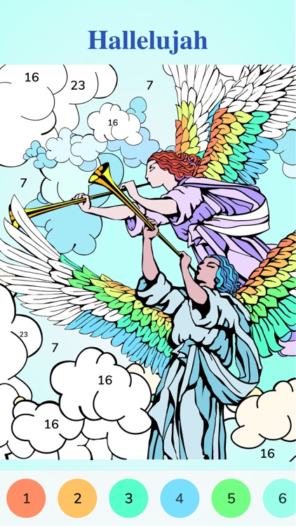 Bible Coloring-Color By Number