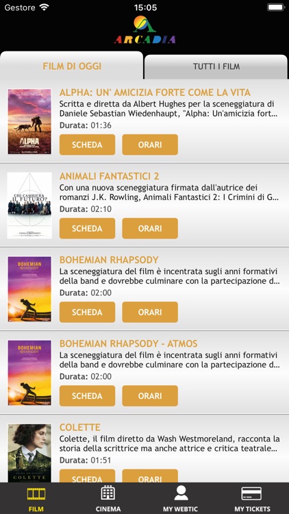 Webtic Arcadia Cinema