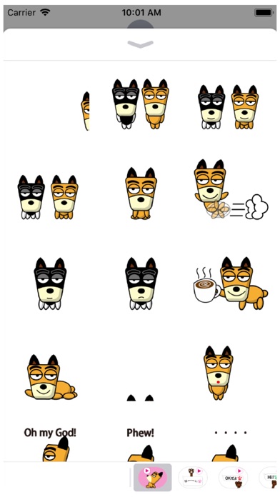 TF-Dog Animation 8 Stickers screenshot 3