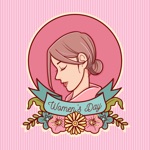 Beautiful Womens Day Stickers