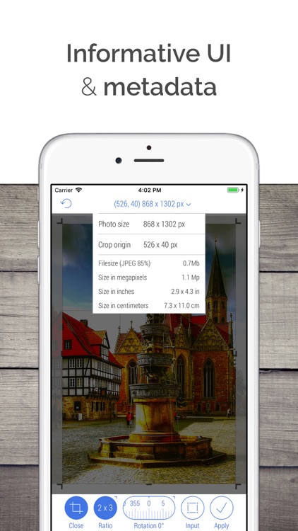 CropSize: Photo Resizer Editor screenshot-3