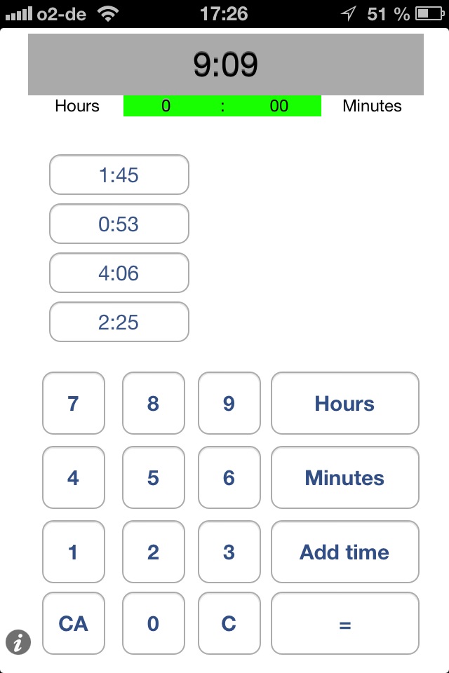 Fast Time Calculator screenshot 2