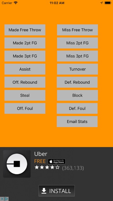 MTS Basketball Stats screenshot 2