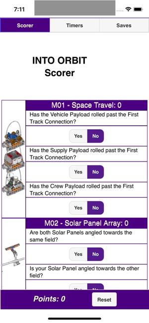 FLL INTO ORBIT Scorer