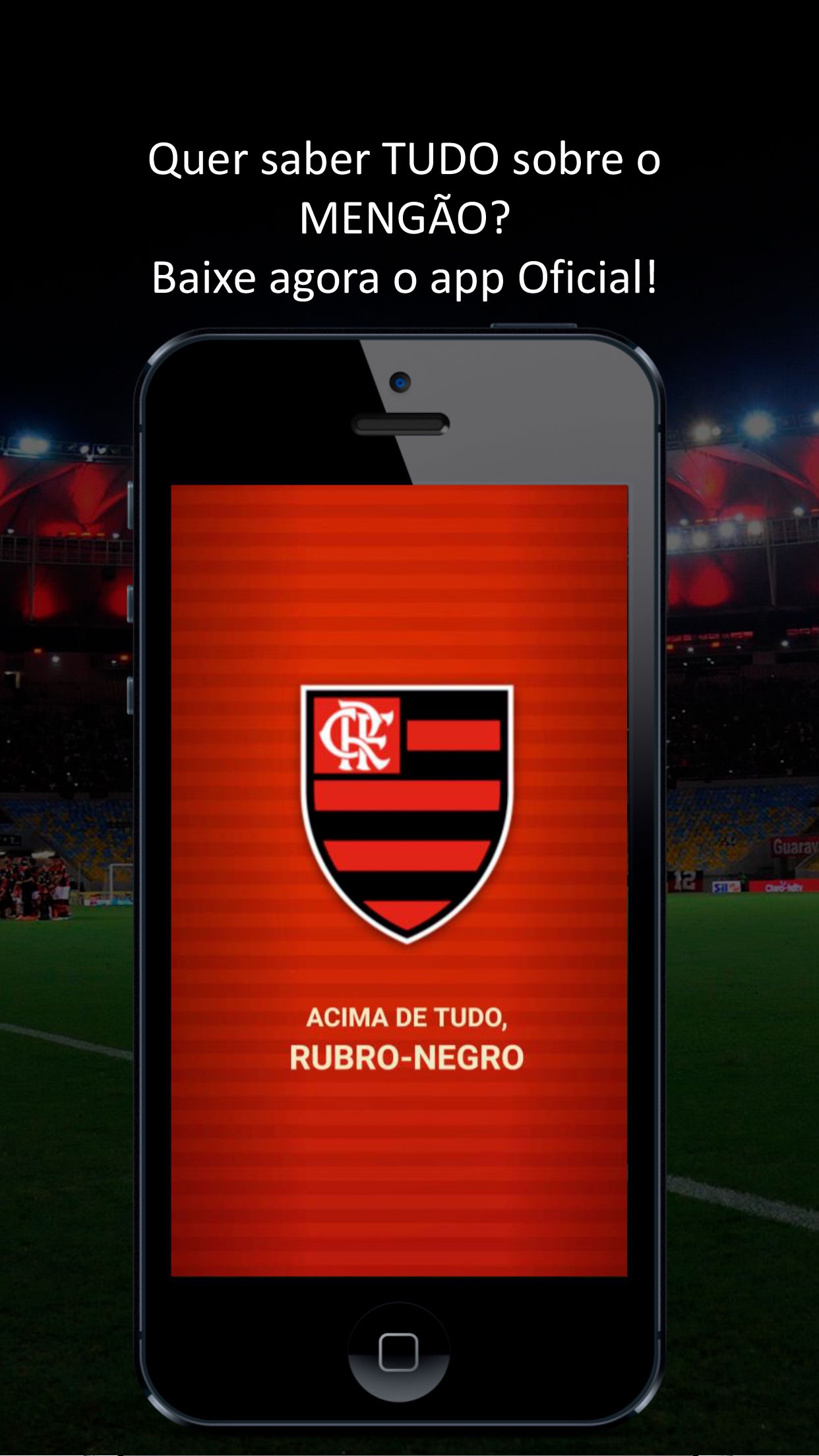Screenshot do app Flamengo