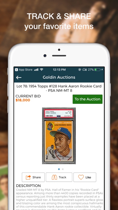 Collectable Sports Auctions screenshot 4