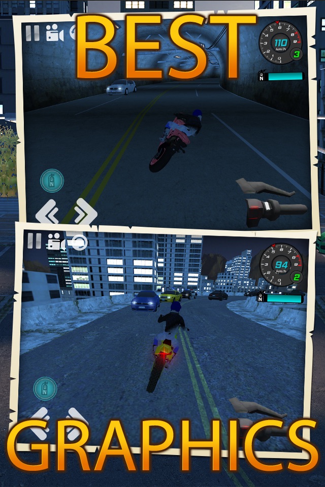 Motorcycle Driving Simulator screenshot 2
