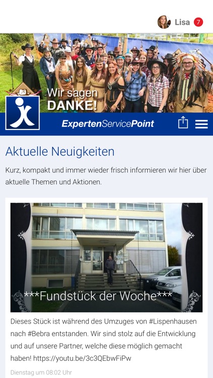 X App - Experten Service Point