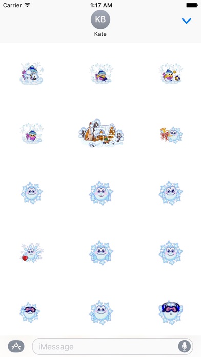 Animated Winter Emoij Sticker screenshot 2