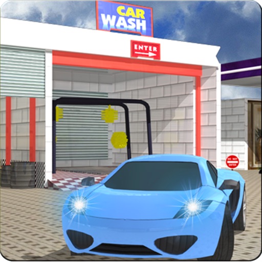 Service Station Car Wash 3D