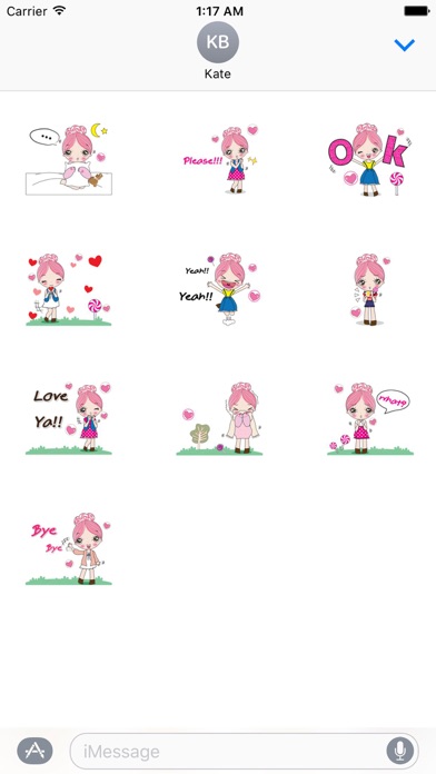 Adorable Lollipop Girl Sticker screenshot 3