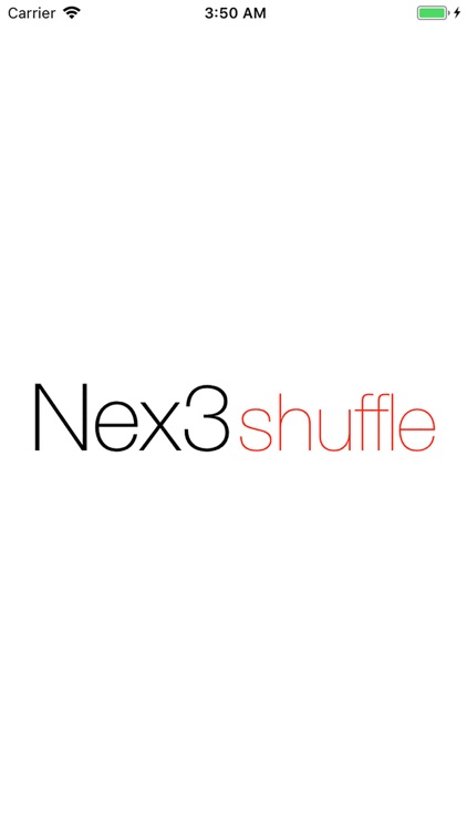 Nex3 Shuffle