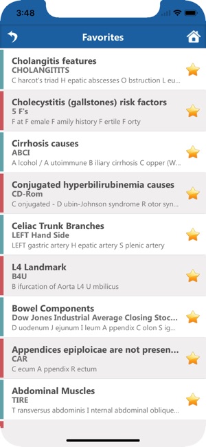 Gastroenterology Mnemonics(圖4)-速報App