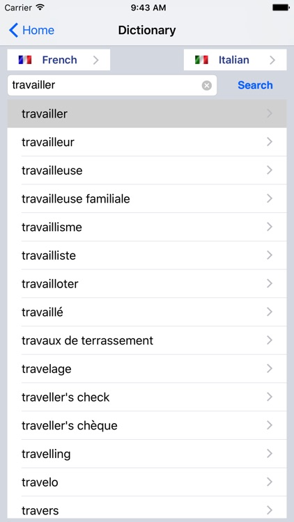 Dizionario Italiano/Francese screenshot-3