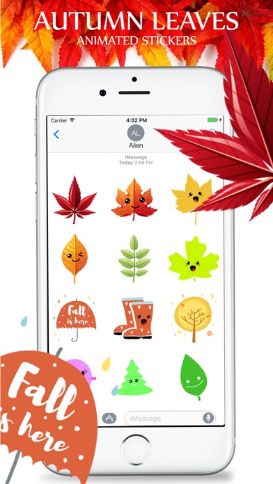 The Autumn Leaves Stickers screenshot 3