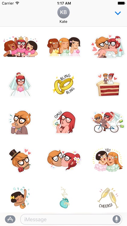 Happy Wedding Time Sticker