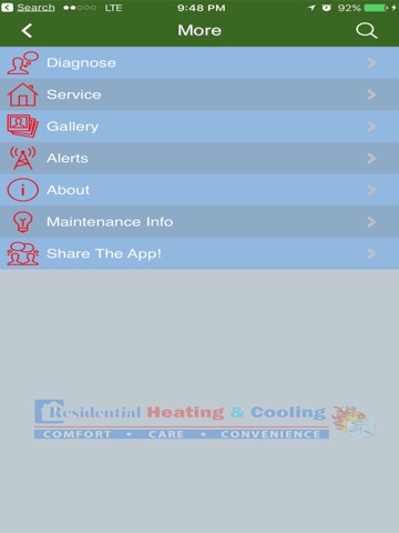 Residential Heating - Cooling screenshot 2