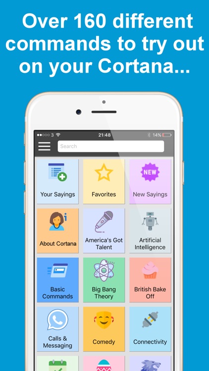 Ask for Microsoft Cortana App