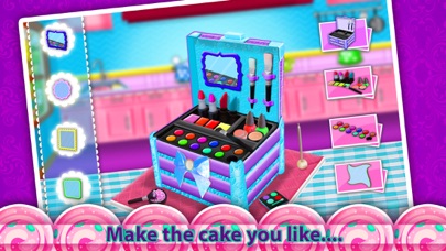 Cosmetic Box Cake Game! Make Edible Beauty Box screenshot 4