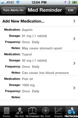 Game screenshot Cholesterol Track-iCholesterol hack