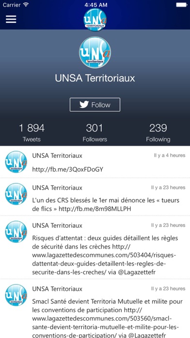 How to cancel & delete UNSA-Territoriaux from iphone & ipad 4