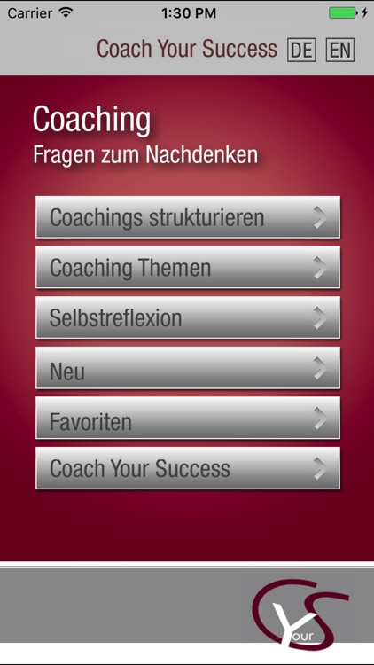 Coach Your Success • Die App