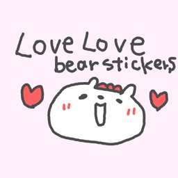 LOVELOVELOVE BEAR STICKERS!!