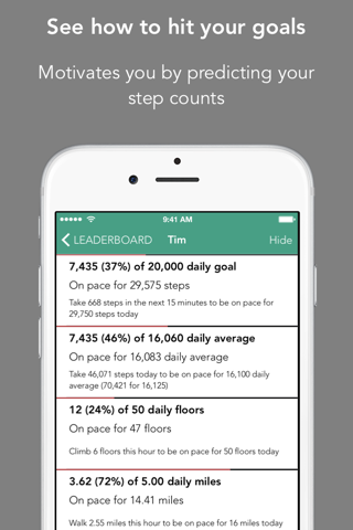 Leaderboard: Fitbit rankings screenshot 2