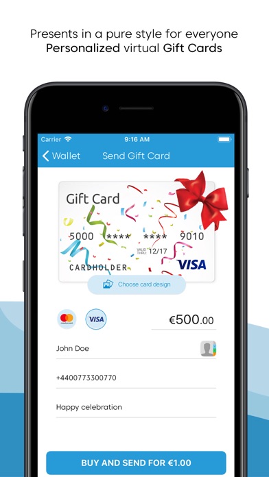 iCard: Send Money to Anyone screenshot 2