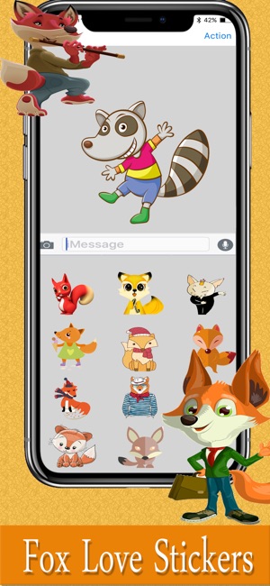 Fox Fun Emojis Stickers(圖3)-速報App