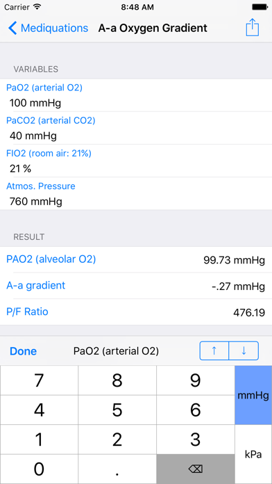 Mediquations Medical Calculator Screenshot 3