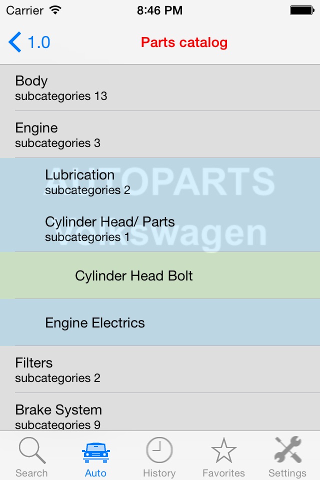 Autoparts for Volkswagen screenshot 3