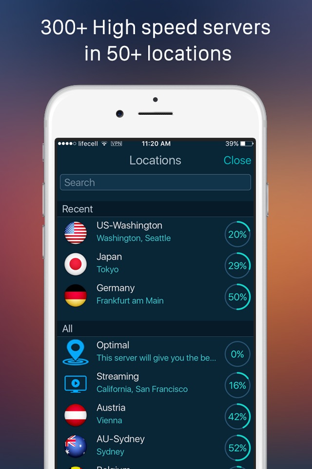 SurfPro VPN – Wifi Protection screenshot 2