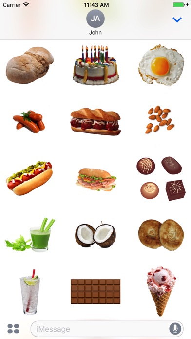Food Stickers !! screenshot 2