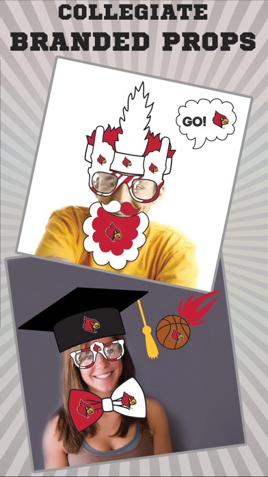 Louisville Cardinals PLUS Selfie Stickers screenshot 2