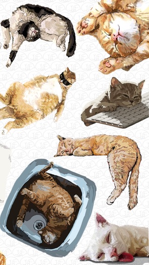 CatNap 1: Sleepy Cat Stickers(圖4)-速報App