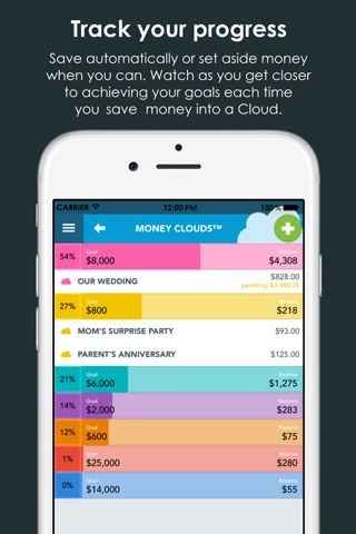 Money Clouds, Personal Savings screenshot 2
