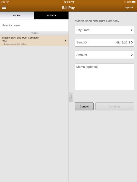 MBTC Mobile Banking for iPad