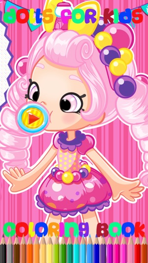 Dolls Cute Coloring book(圖1)-速報App