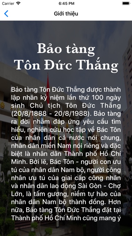 Ton Duc Thang Museum