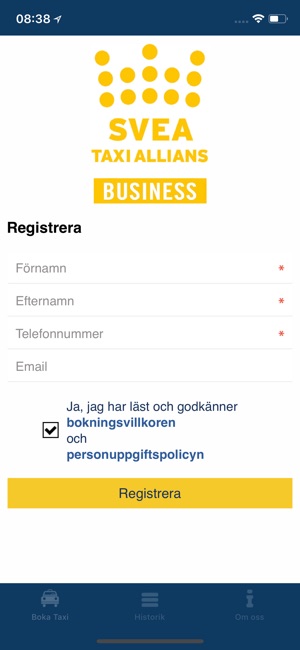 Svea Taxi Allians Business(圖2)-速報App