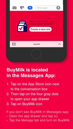 BuyMilk: Lists in iMessage(圖5)-速報App