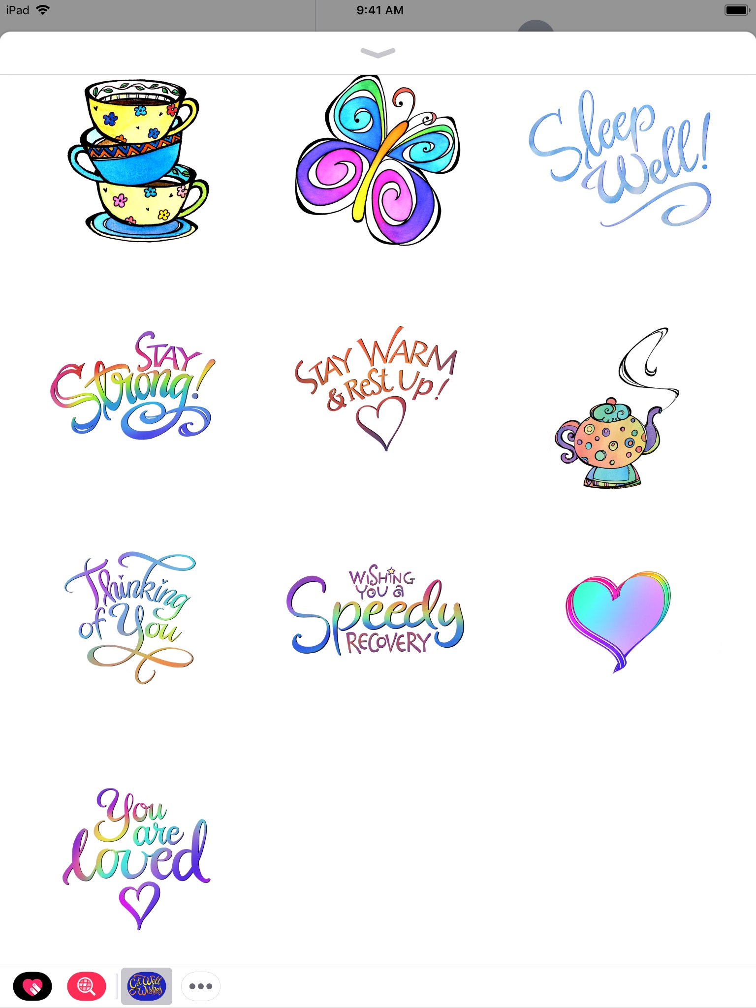 Get Well Wishes Stickers screenshot 3