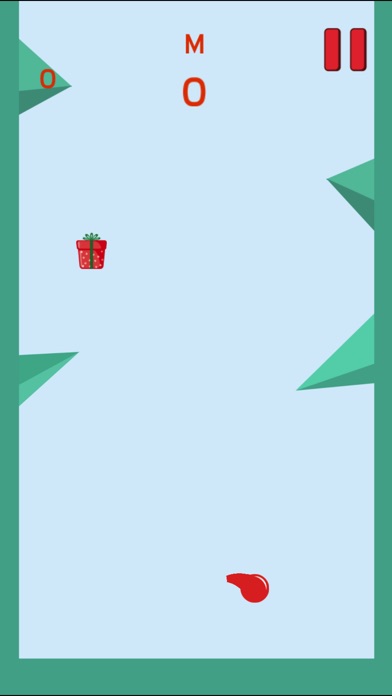 Flappy Santa Ball screenshot 2