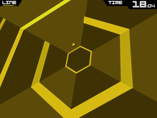 Super Hexagon screenshot