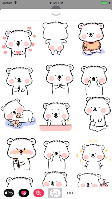 Animated Bear Stickers screenshot 2
