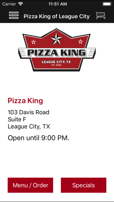 How to cancel & delete Pizza King of League City from iphone & ipad 1