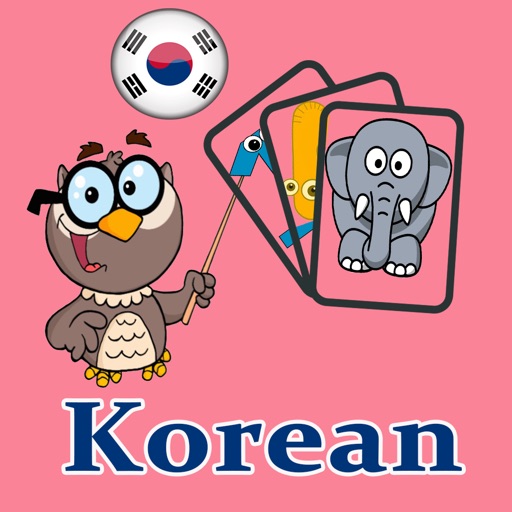 Korean Learning Flash Card iOS App
